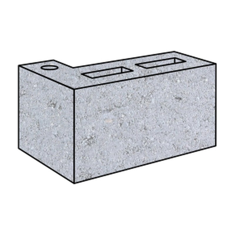 100mm Corner Return Grey Block (10.25)