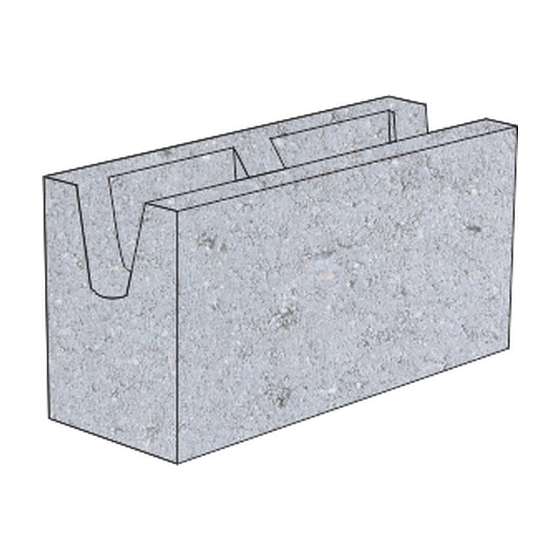 150mm Knockout Bond Beam Grey Block (15.20)