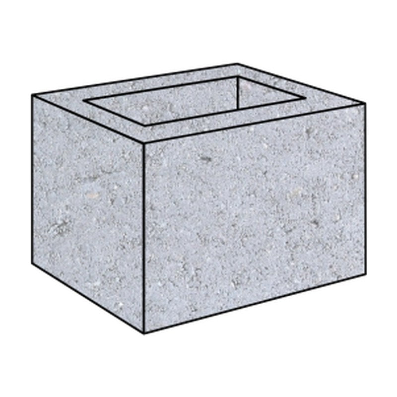 200mm Three Quarter Grey Block (20.02)