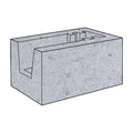 200mm Corner Bond Beam Grey Block (20.21)
