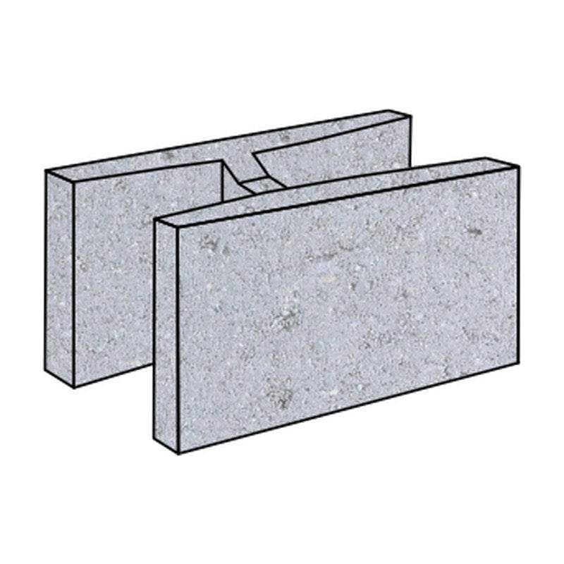 200mm H Block Grey Block (20.48)