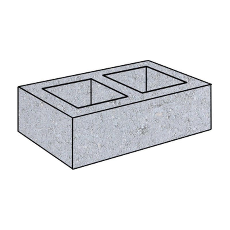 200mm Half Height Standard Grey Block (20.71)