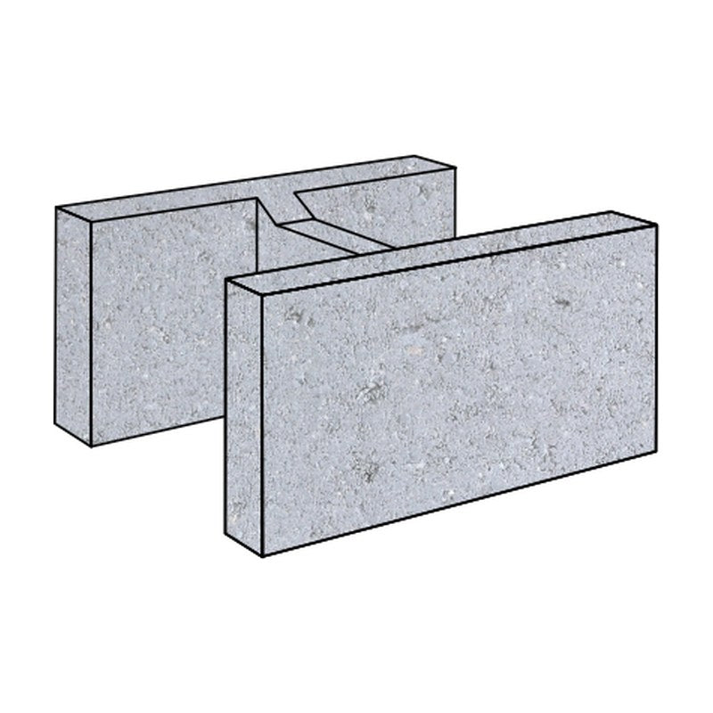 300mm H Block Grey Block (30.48)