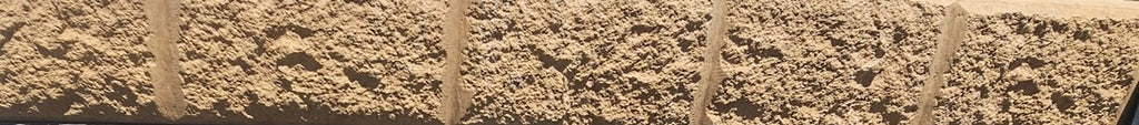 Concrete Sleeper - Sandstone Block Paperbark - finish close-up