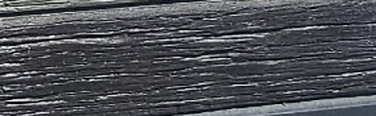 Concrete Sleeper - Sealed Timber Look Smokey - finish close-up